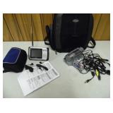 JVC Camcorder and portable tv