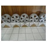 Set of 5 Jeep 18 inch Rims Wheels 
