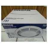 New Broan Ventilation Fan w/Light