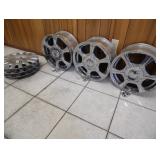 Set of 3 Chrome Rims