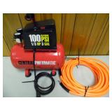 Working Central Pneumatic Compressor