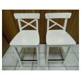 Set of 2 Bar Stool Chairs