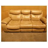 Leather Reclining Sofa