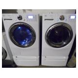 Working LG Front Load Steam Washer Dryer Set 