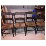 Hitchcock style chairs circa 1800