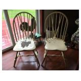 Braceback Windsor Chairs, Circa 1800