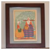 ONE OF A KING COLLECTION:  A collection of eight (8) beautifully framed illustrations from an antiqu