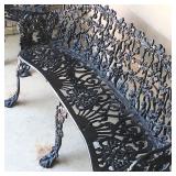 Antique Cast Iron Garden Bench and Seat - Low Reserve Met - Ending Soon!!!