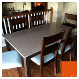 Granite Table & Chairs