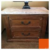 Heritage Drexler Travertine Nightstand