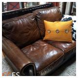 Leather Love Seat