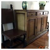 South Cone Peruvian Hand Made Wood Buffet