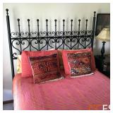 Arhaus Wrought Iron Queen Bed Frame