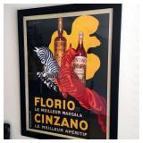 Framed Vintage Poster