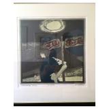 Byron Burford Girl with Pepsi Signs Artist Proof 1967