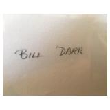 Bill Darr Garlic Original Sketch Signed 1974