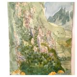 Bill Darr Original Watercolor Signed