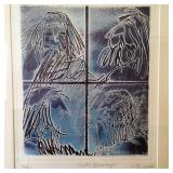 Jim Monson Quatre Personnages Signed