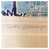 Jim Monson Quatre Personnages Signed