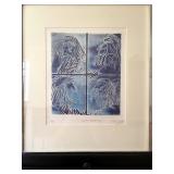 Jim Monson Quatre Personnages Signed