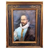 Russian Portrait Original Oil Painting Late 1800