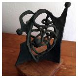 Cast Iron Abstract Sculpture