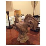 Wood carved Rooster