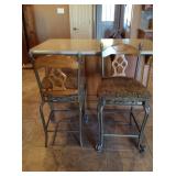 Metal/Wood bar stools