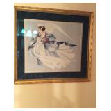 Detailed cross stitch art