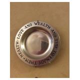 Metal plate wall art