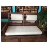 Teak wood settee