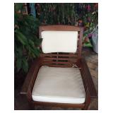 Teak wood settee chair