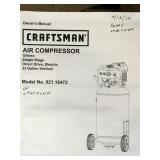 Craftsman Air Compressor manual