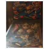 Vintage Pin Ball machine, working
