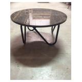 Round Marble-Top Table