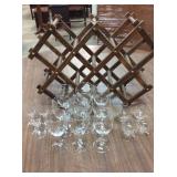 Wine Glasses and Wine Rack