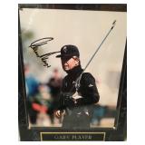 Autographed picture  - golf