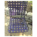 patio table metal chair