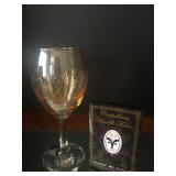 Wine glass, close up view