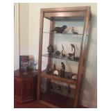 Open display case