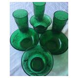 Antique depression glass