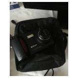 Nikon camera and case