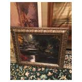 Oil painting - framed