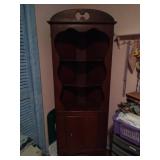 Wood Corner hutch