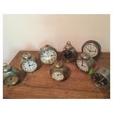 Vintage alarm clocks