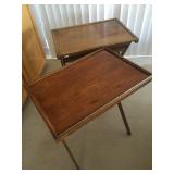 Wood trays w/ stand