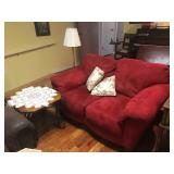 Red Loveseat