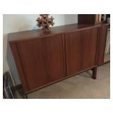 Teakwood stereo cabinet