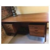 vintage teakwood desk