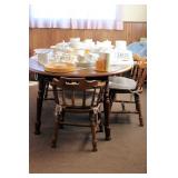 Maple Table and 6 chiars